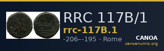 RRC 117B/1 — CANOA