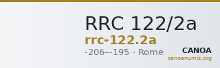 RRC 122/2a — CANOA