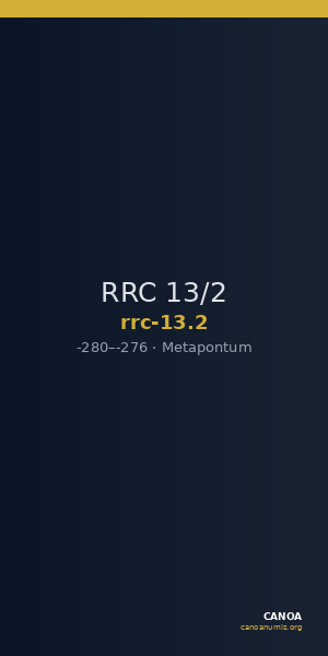RRC 13/2 — CANOA