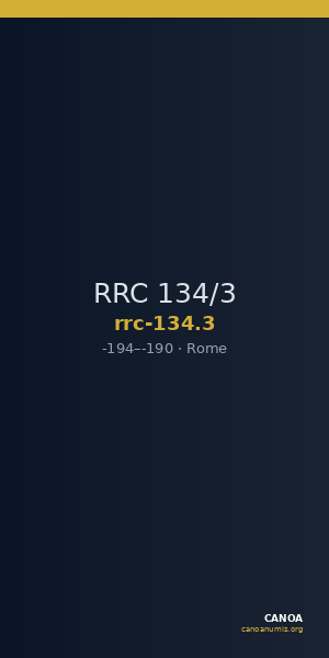 RRC 134/3 — CANOA