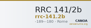 RRC 141/2b — CANOA