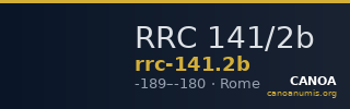 RRC 141/2b — CANOA
