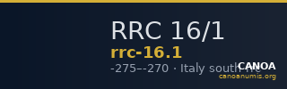 RRC 16/1 — CANOA