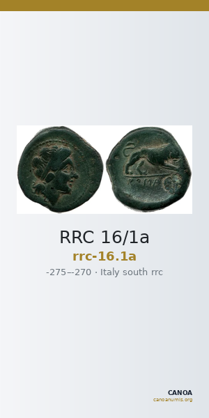 RRC 16/1a — CANOA