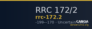 RRC 172/2 — CANOA