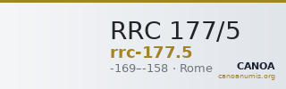 RRC 177/5 — CANOA