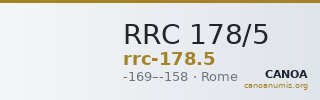 RRC 178/5 — CANOA