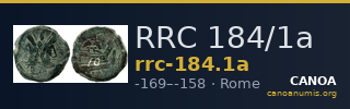 RRC 184/1a — CANOA