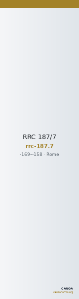 RRC 187/7 — CANOA