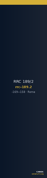 RRC 189/2 — CANOA