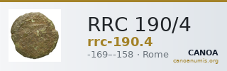 RRC 190/4 — CANOA