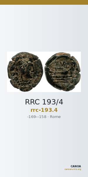 RRC 193/4 — CANOA