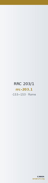 RRC 203/1 — CANOA
