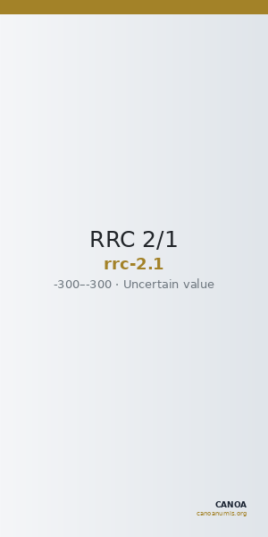 RRC 2/1 — CANOA