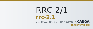 RRC 2/1 — CANOA