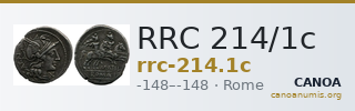 RRC 214/1c — CANOA