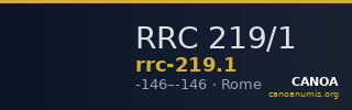 RRC 219/1 — CANOA