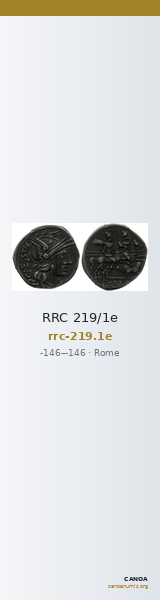 RRC 219/1e — CANOA