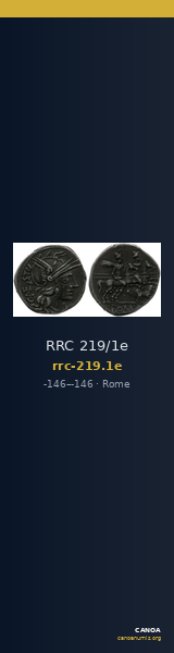RRC 219/1e — CANOA