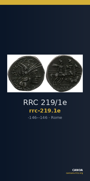 RRC 219/1e — CANOA