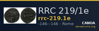 RRC 219/1e — CANOA