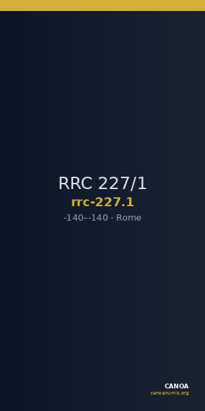 RRC 227/1 — CANOA