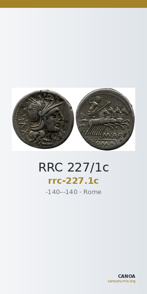 RRC 227/1c — CANOA
