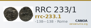 RRC 233/1 — CANOA