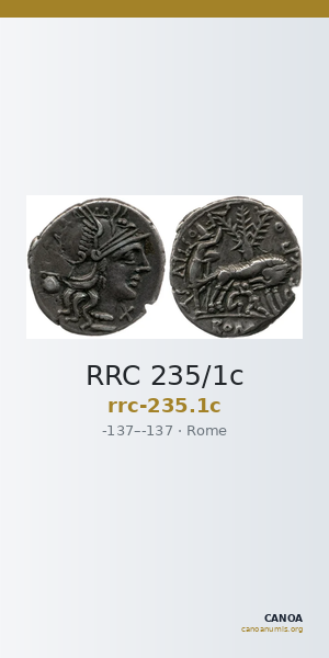 RRC 235/1c — CANOA