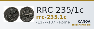 RRC 235/1c — CANOA