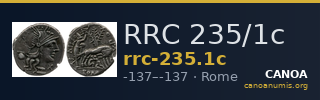 RRC 235/1c — CANOA