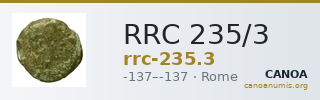 RRC 235/3 — CANOA