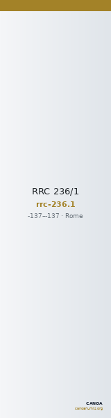 RRC 236/1 — CANOA