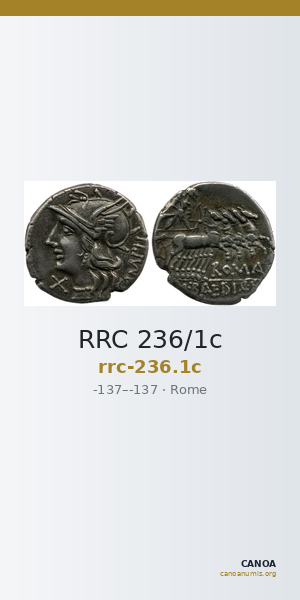 RRC 236/1c — CANOA