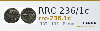 RRC 236/1c — CANOA
