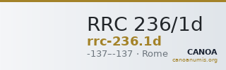 RRC 236/1d — CANOA
