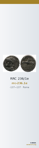 RRC 236/1e — CANOA