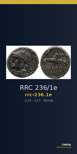 RRC 236/1e — CANOA