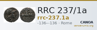 RRC 237/1a — CANOA