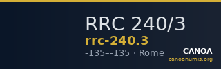RRC 240/3 — CANOA