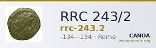 RRC 243/2 — CANOA