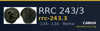 RRC 243/3 — CANOA