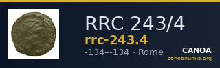 RRC 243/4 — CANOA