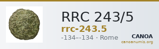 RRC 243/5 — CANOA