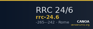 RRC 24/6 — CANOA