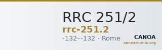 RRC 251/2 — CANOA
