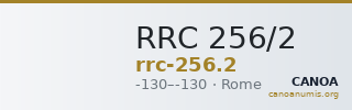 RRC 256/2 — CANOA