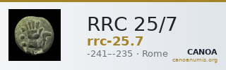 RRC 25/7 — CANOA