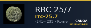 RRC 25/7 — CANOA