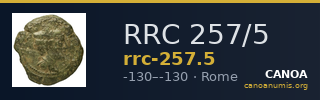 RRC 257/5 — CANOA